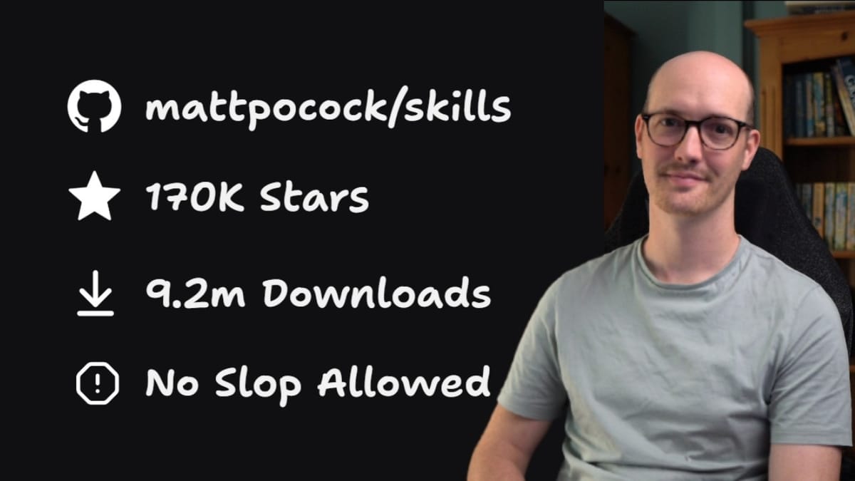別再讓 AI agent 直接寫程式了，拜託：Matt Pocock 的 Skills 主流程，把「對齊」放在實作之前